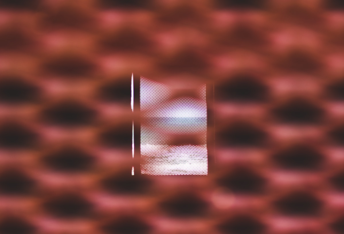 Illustration de carrés blanc et rouge